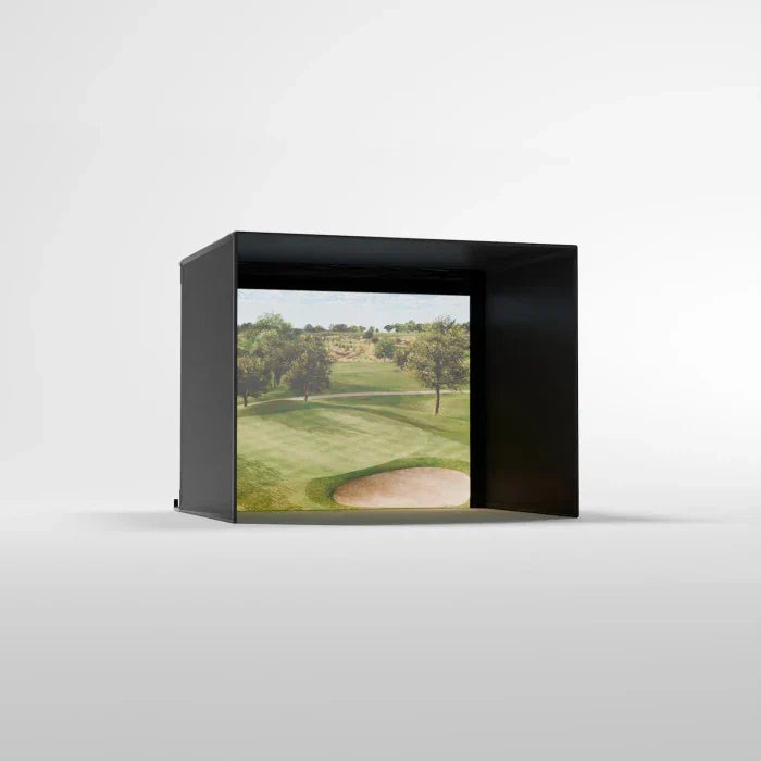 Carl's Place C-Series Pro Golf Simulator Enclosure Kit with Impact Screen - Indoor Golf Universe