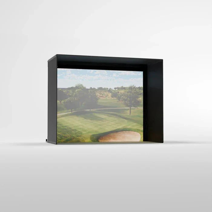 Carl's Place C-Series Pro Golf Simulator Enclosure Kit with Impact Screen - Indoor Golf Universe