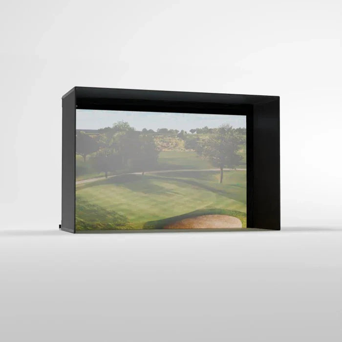 Carl's Place C-Series Pro Golf Simulator Enclosure Kit with Impact Screen - Indoor Golf Universe