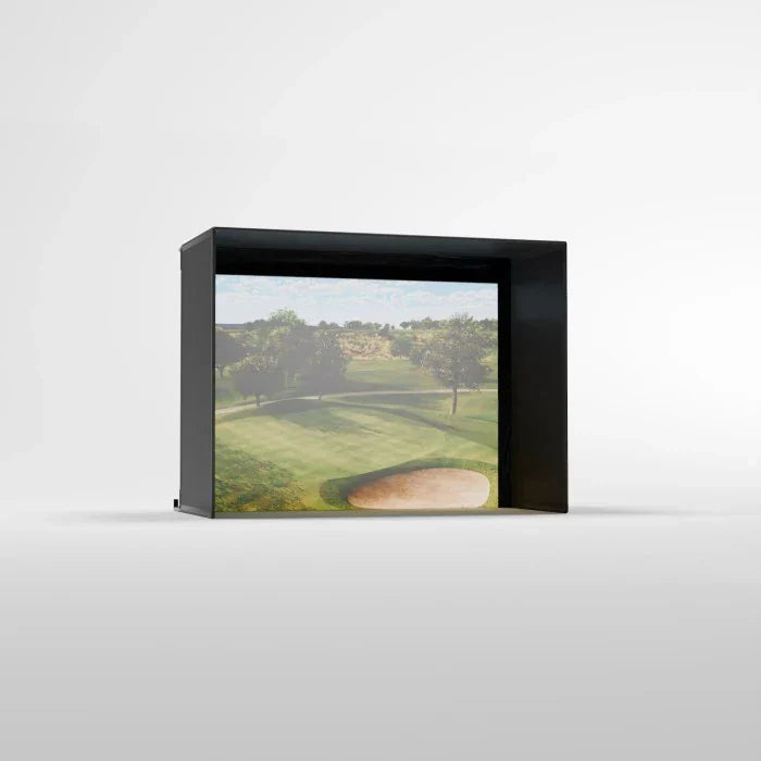 Carl's Place C-Series Pro Golf Simulator Enclosure Kit with Impact Screen - Indoor Golf Universe