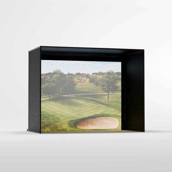 Carl's Place C-Series DIY Golf Simulator Enclosure Kit with Impact Screen - Indoor Golf Universe | Golf Simulators, Launch Monitors, Accessories