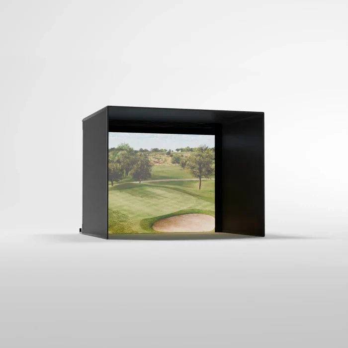 Carl's Place C-Series Pro Golf Simulator Enclosure Kit with Impact Screen - Indoor Golf Universe | Golf Simulators, Launch Monitors, Accessories