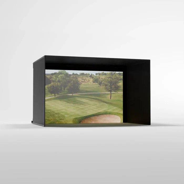 Carl's Place C-Series Pro Golf Simulator Enclosure Kit with Impact Screen - Indoor Golf Universe | Golf Simulators, Launch Monitors, Accessories