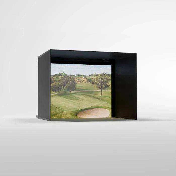 Carl's Place C-Series Pro Golf Simulator Enclosure Kit with Impact Screen - Indoor Golf Universe | Golf Simulators, Launch Monitors, Accessories