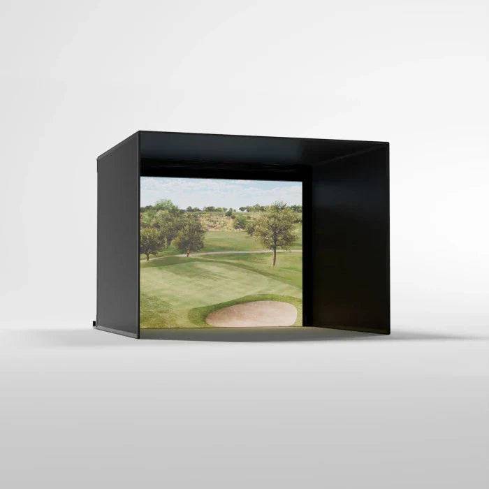 Carl's Place C-Series Pro Golf Simulator Enclosure Kit with Impact Screen - Indoor Golf Universe | Golf Simulators, Launch Monitors, Accessories