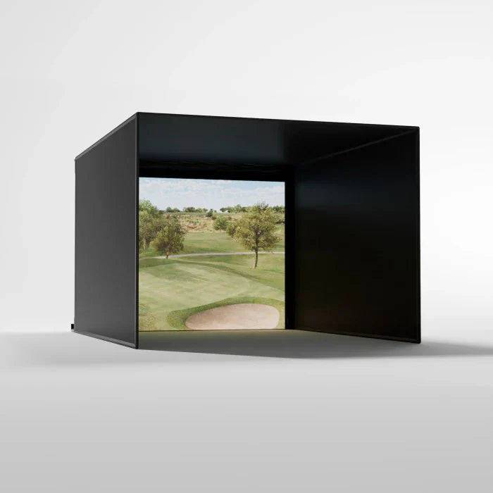 Carl's Place C-Series Pro Golf Simulator Enclosure Kit with Impact Screen - Indoor Golf Universe | Golf Simulators, Launch Monitors, Accessories