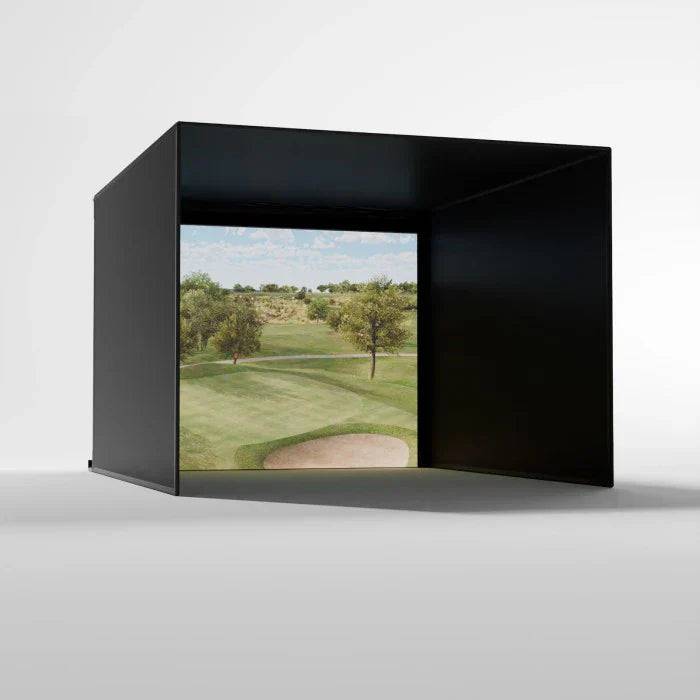 Carl's Place C-Series Pro Golf Simulator Enclosure Kit with Impact Screen - Indoor Golf Universe | Golf Simulators, Launch Monitors, Accessories