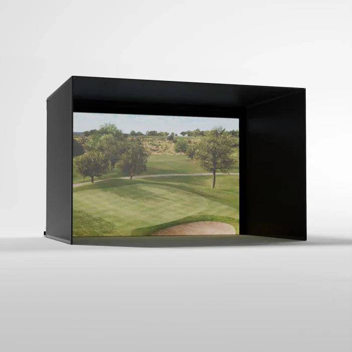 Carl's Place C-Series Pro Golf Simulator Enclosure Kit with Impact Screen - Indoor Golf Universe | Golf Simulators, Launch Monitors, Accessories