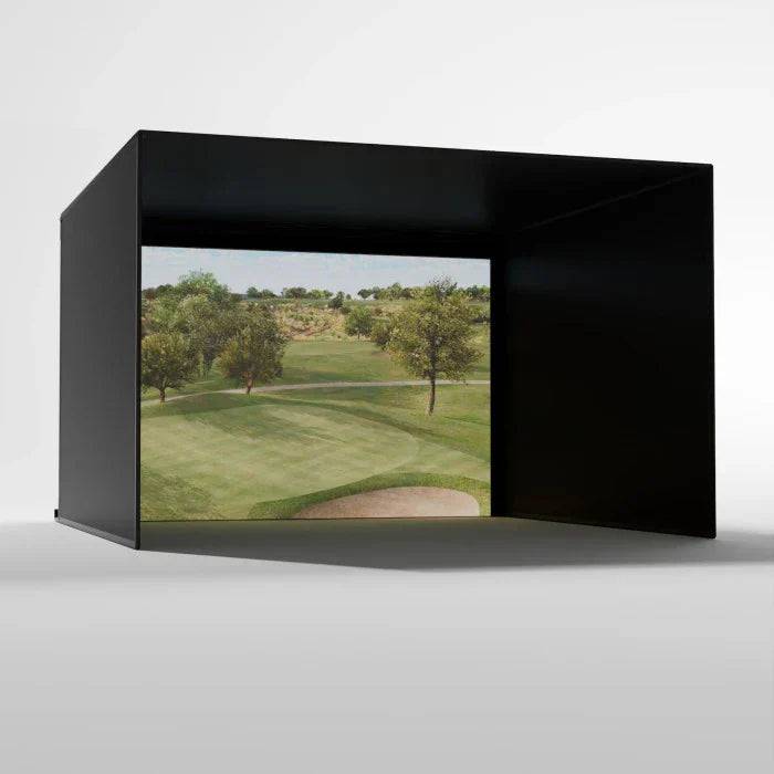 Carl's Place C-Series Pro Golf Simulator Enclosure Kit with Impact Screen - Indoor Golf Universe | Golf Simulators, Launch Monitors, Accessories