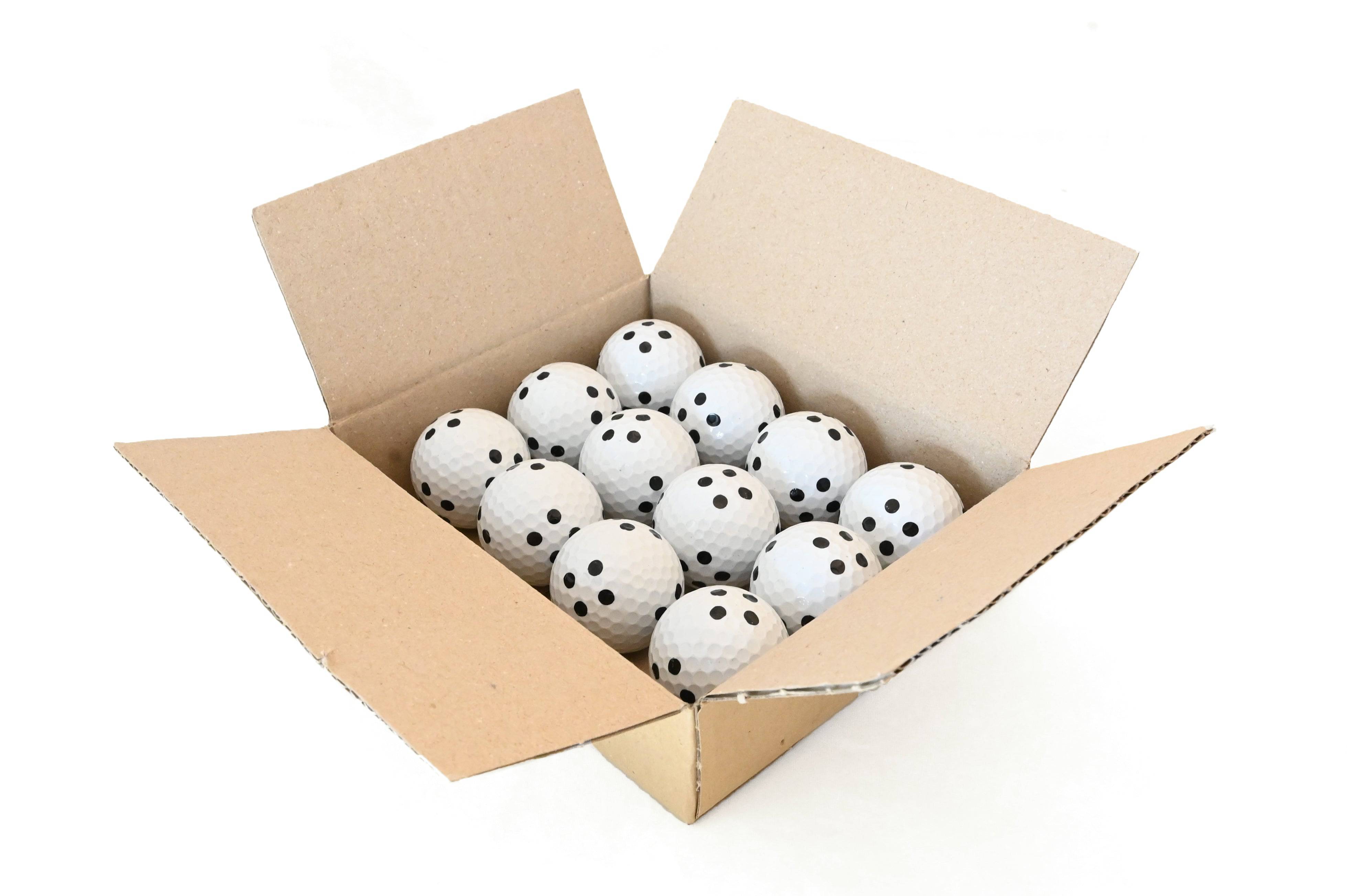 NVISAGE Marked Practice Balls (Box of 12) - Indoor Golf Universe | Golf Simulators, Launch Monitors, Accessories