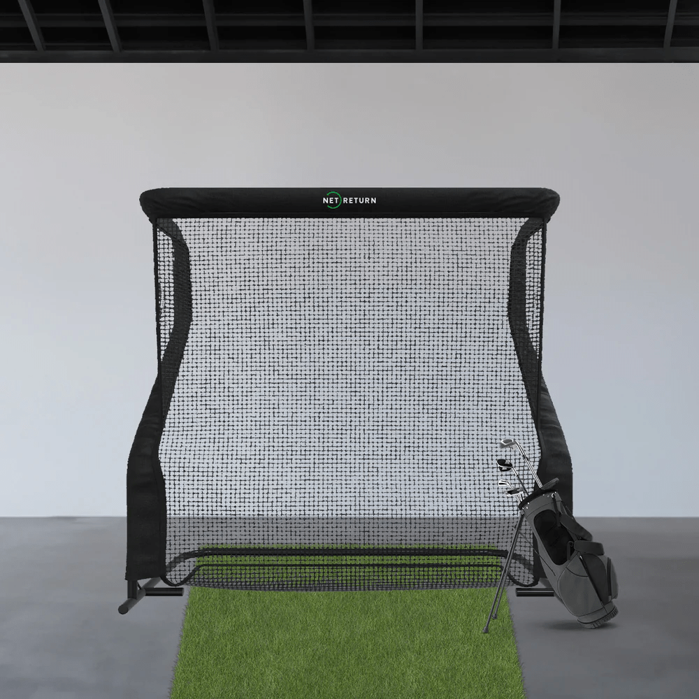 The Net Return Pro 9  Series - 9'x8' Golf Net - Indoor Golf Universe | Golf Simulators, Launch Monitors, Accessories