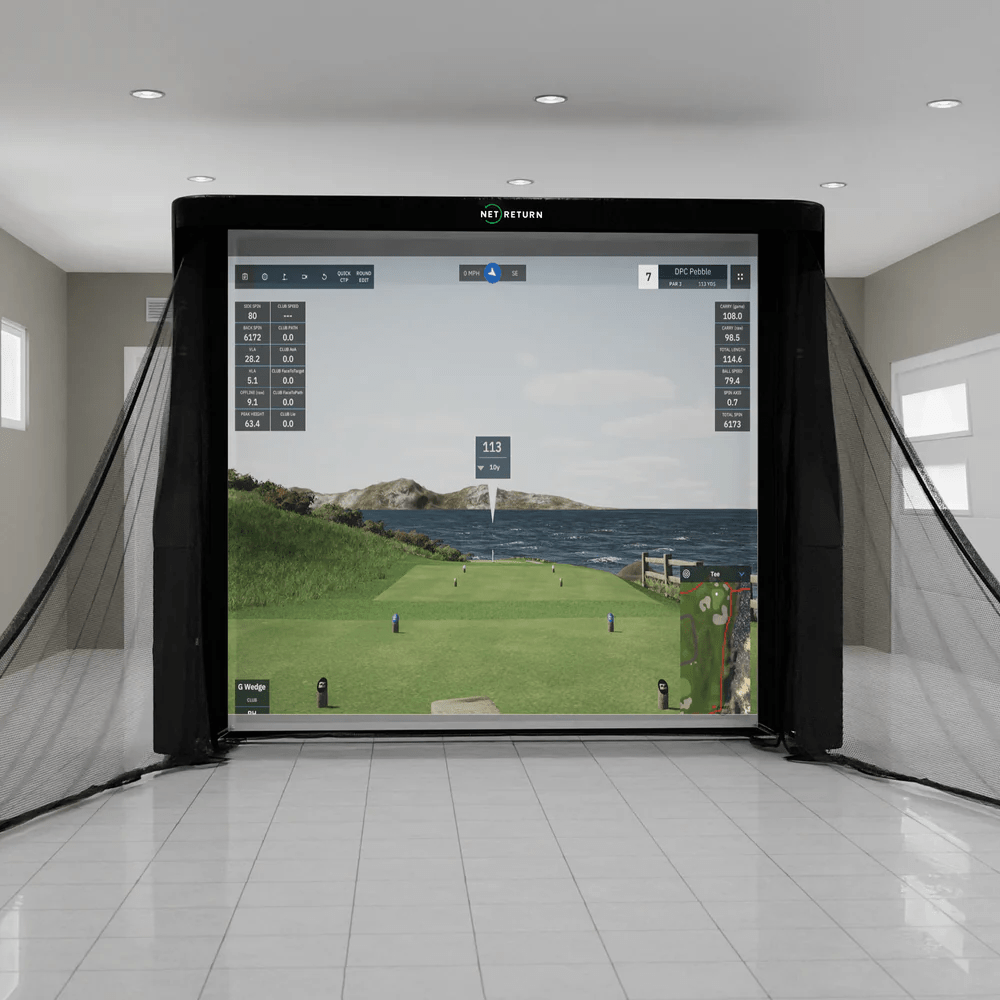 The Net Return Simulator Bay 10 - Indoor Golf Universe | Golf Simulators, Launch Monitors, Accessories